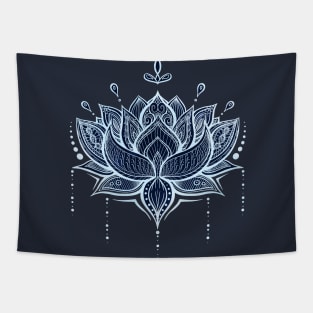 Blue Lotus Tapestry