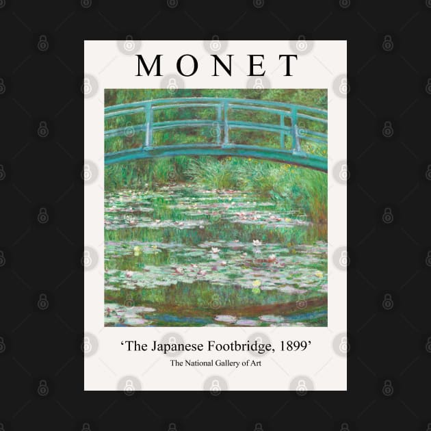 Monet The Japanese Footbridge 1899 by VanillaArt