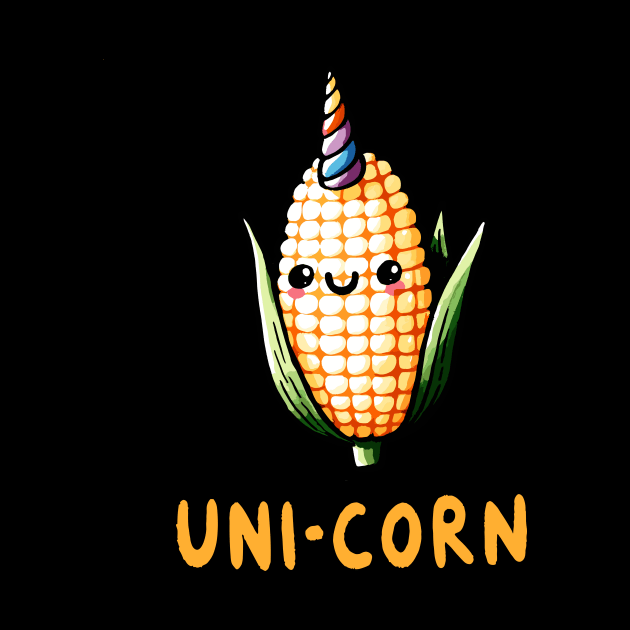 Uni Corn Vegetable Unicorn by DoodleDashDesigns