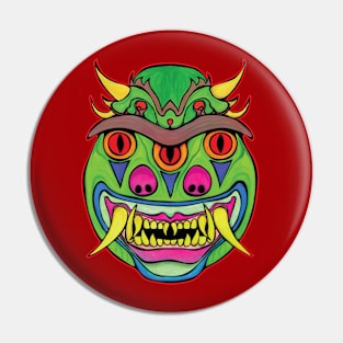 Oni Clown Pin