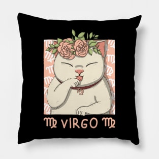 Virgo Neko Pillow