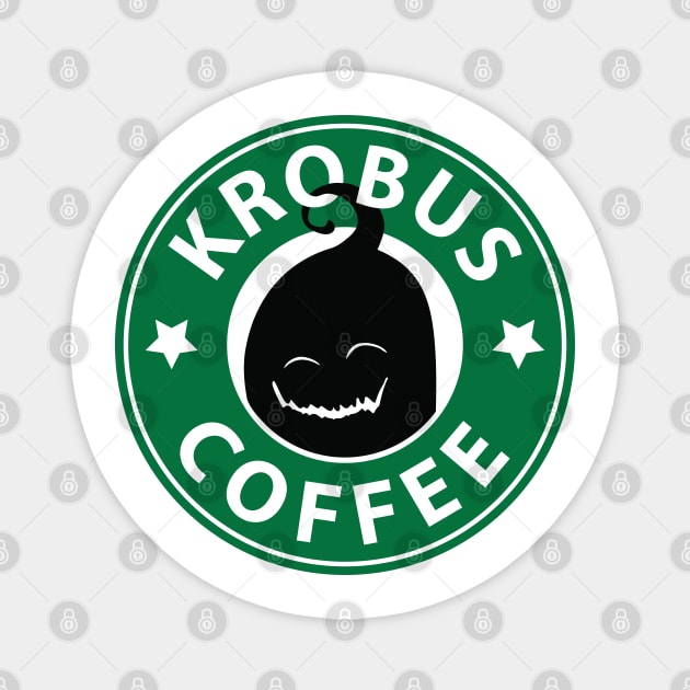 Stardew valley Krobus Bucks Coffee Magnet by Madelyn_Frere