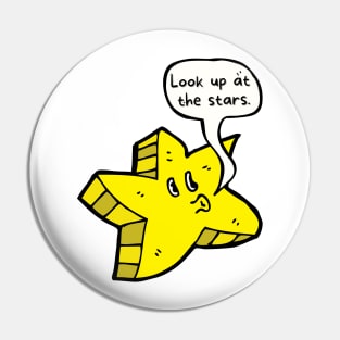 Starboi Look Up At The Stars Pin