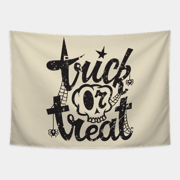 Trick Or Treat - Halloween Tapestry by RKP'sTees