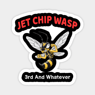 Jet Chip Wasp Football Fans Kansas City Magnet