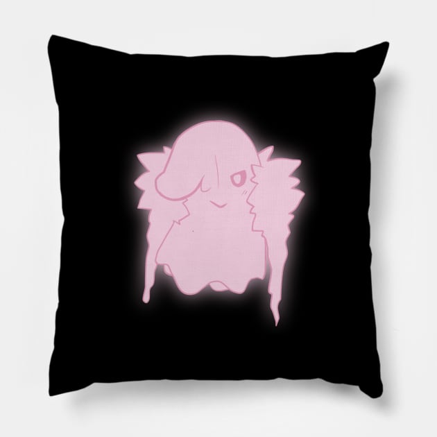 Hapstablook Pillow by WiliamGlowing