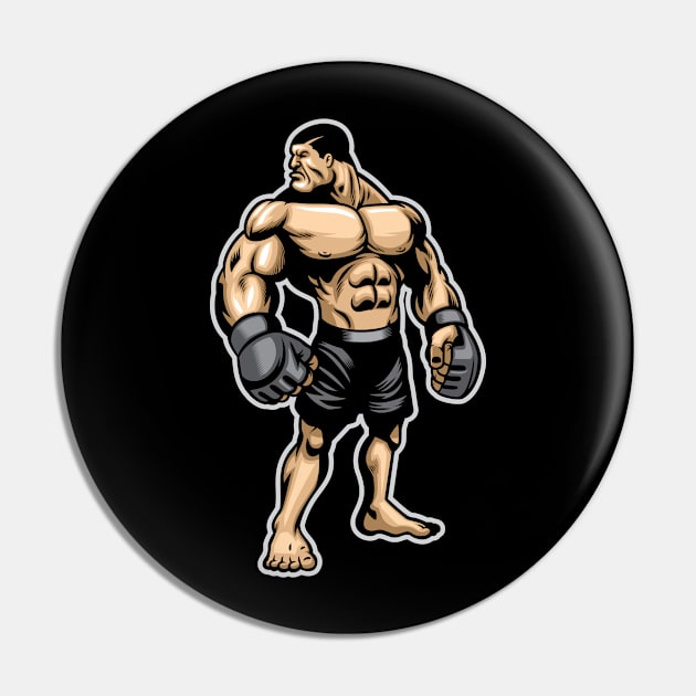 Fighter Pin by TambuStore