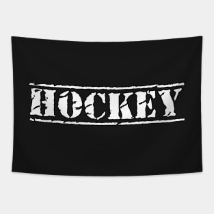 HOCKEY BOLD ENFORCER TEXT Tapestry