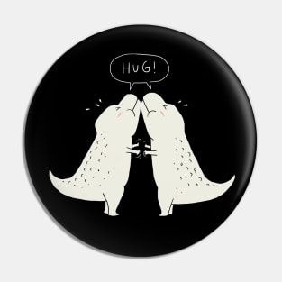 Dino Hug Pin