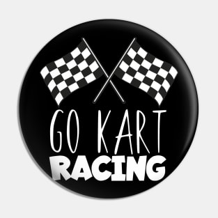 Go kart racing Pin