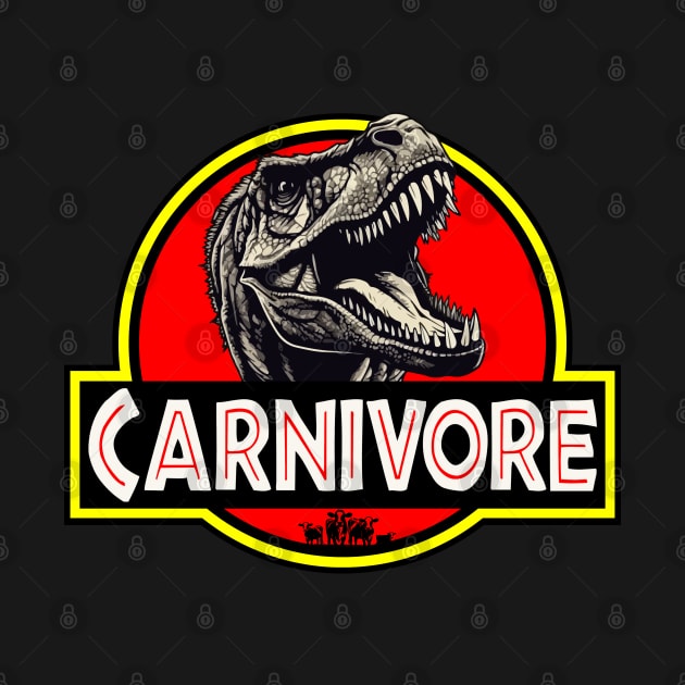 Jurassic T-Rex Dinosaur Carnivore by Uncle Chris Designs