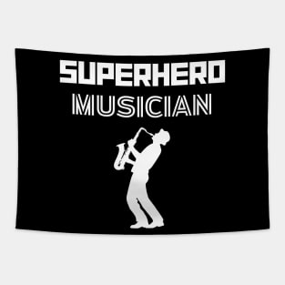 Superhero Musician Tapestry