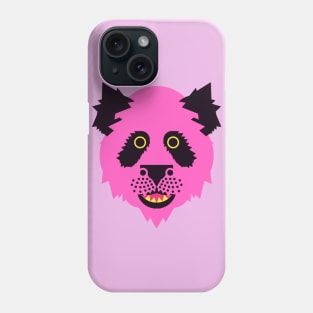 Panda Face Bright pink Phone Case
