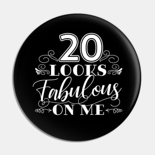 20 Looks Fabulous - Black Pin