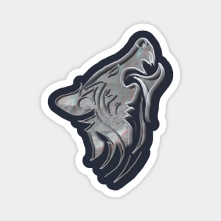 Wolf howl Magnet