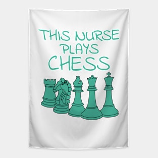 This Nurse Plays Chess Tapestry