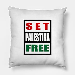 Set Palestine Free Pillow