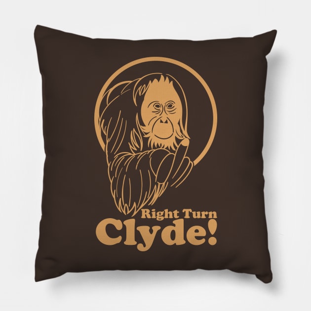 Right Turn Clyde Pillow by Meta Cortex