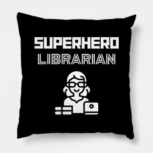 Superhero Librarian Female Pillow