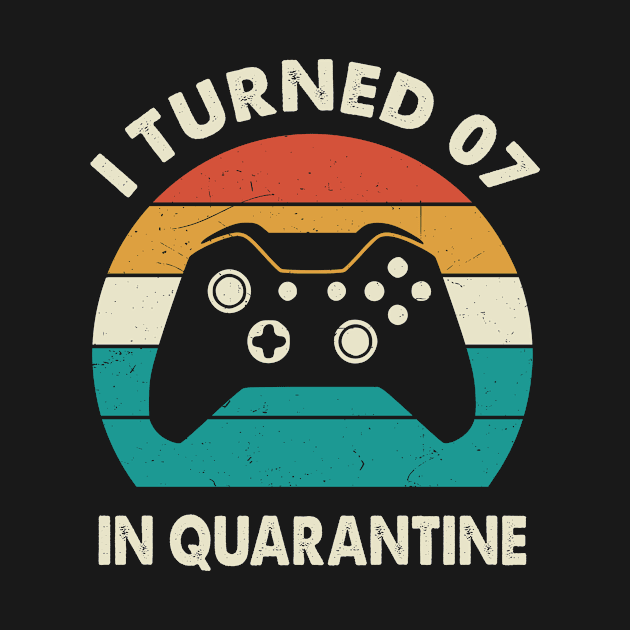 I Turned 7 In Quarantine - Birthday 2014 Gift For 7 Year by Merchofy