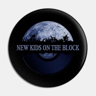 New Kids On The Block blue moon vinyl Pin