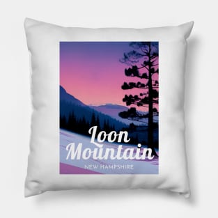 Loon Mountain New Hampshire United States ski Pillow