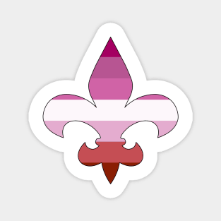 Fleur De Lis Lesbian Pride! Magnet