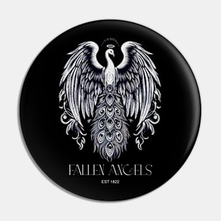 Fallen Angels peacock Pin