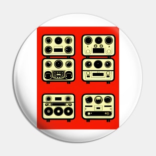 Retro Radio Pin