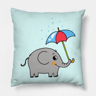 cute baby elephant Pillow