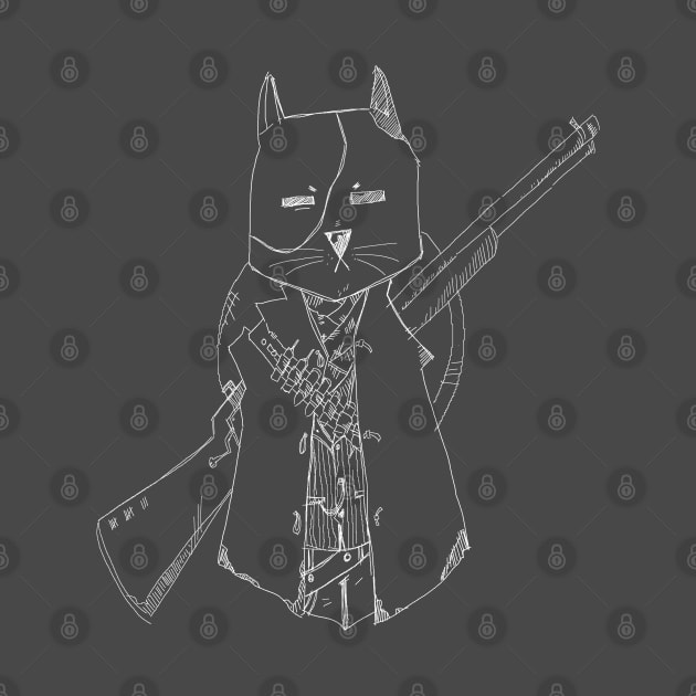 Cat Assassin / Mercenary by monoblocpotato