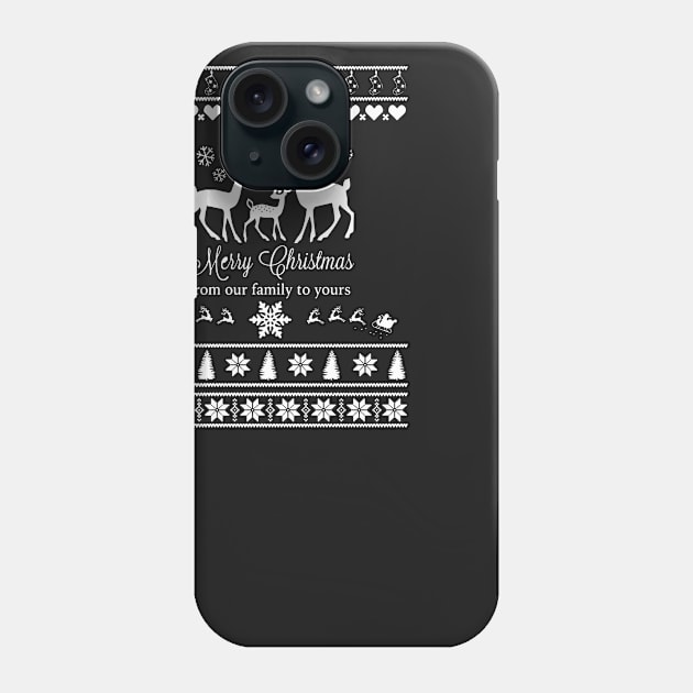 Merry Christmas Family Phone Case by bryanwilly