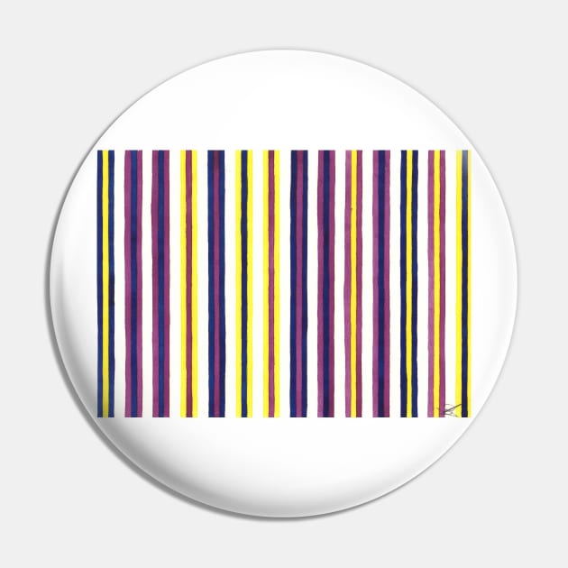 Bands of Colour Pin by jamesknightsart