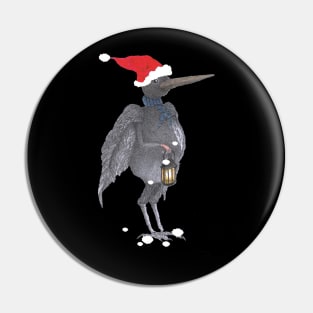 CROW CHRISTMAS Pin