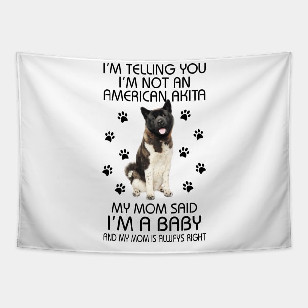 American Akita Baby Tapestry by madyharrington02883