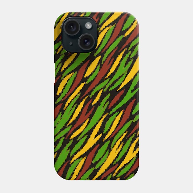 Animal Skin with African Color Style Phone Case by Tilila