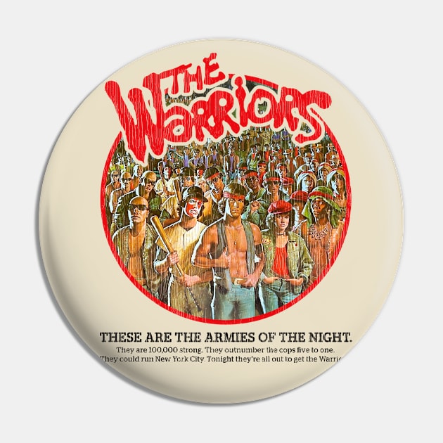 The Warriors Worn Out Lts Pin by Alema Art