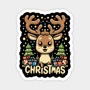 Christmas Deer Magnet