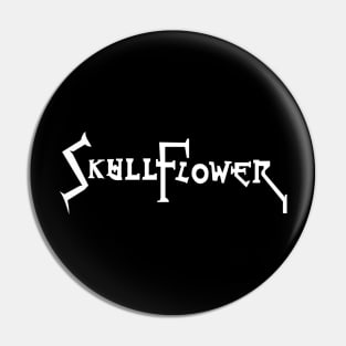 Skullflower Logo Pin