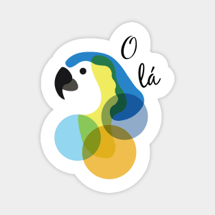 Olá - Hello in Brazil Magnet