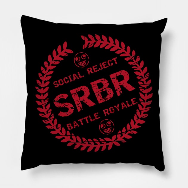 Social Reject Battle Royale Pillow by lilmousepunk