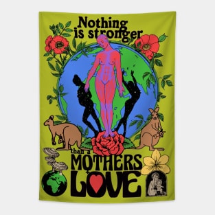 Nothing Is Stronger Than A Mother's Love - Colorful Psychedelic Trippy Tie Dye Tapestry