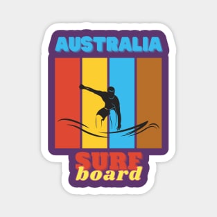 Australia surf board Magnet