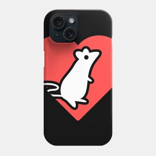 Heart And Pet Rat | Cute Funny Gift Phone Case