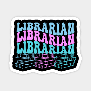 Groovy Librarian Magnet