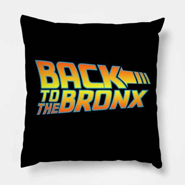 Heading Back To The Bronx Pillow by Ranter2887