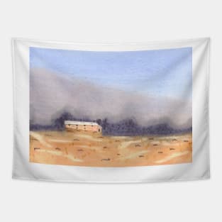 Cottage in Winter Tapestry