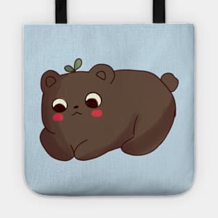 Cartoon grizzly bear Tote