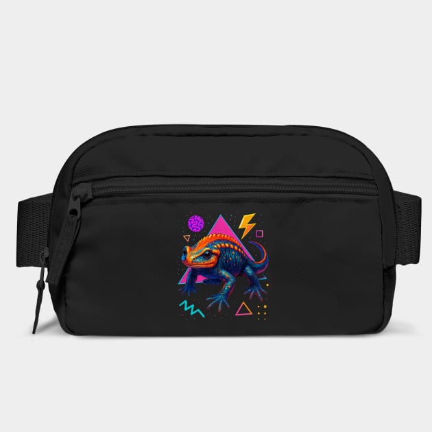 Retro Neon Chinese Emperor Newt by Reptiq's Store