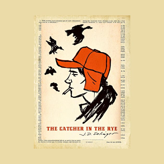 The Catcher in the Rye by JD Salinger by booksnbobs